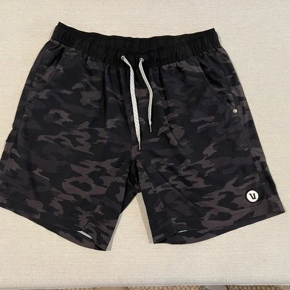 Vuori Men's Athletic Shorts - Black, Light Gray, Dark Gray, Pink, Camouflage - Picture 8 of 8